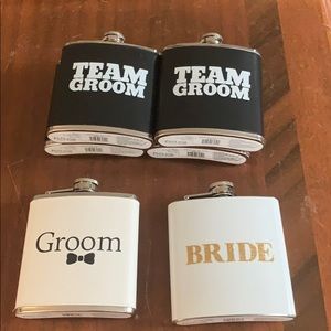 Brand New Wedding Flasks